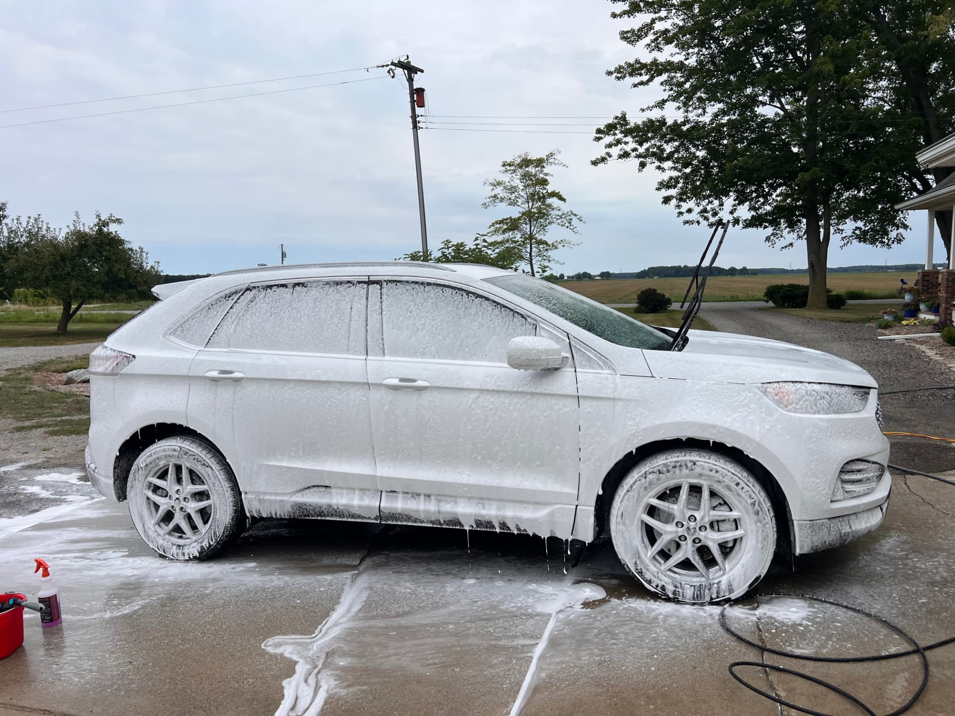 Thorough foam wash